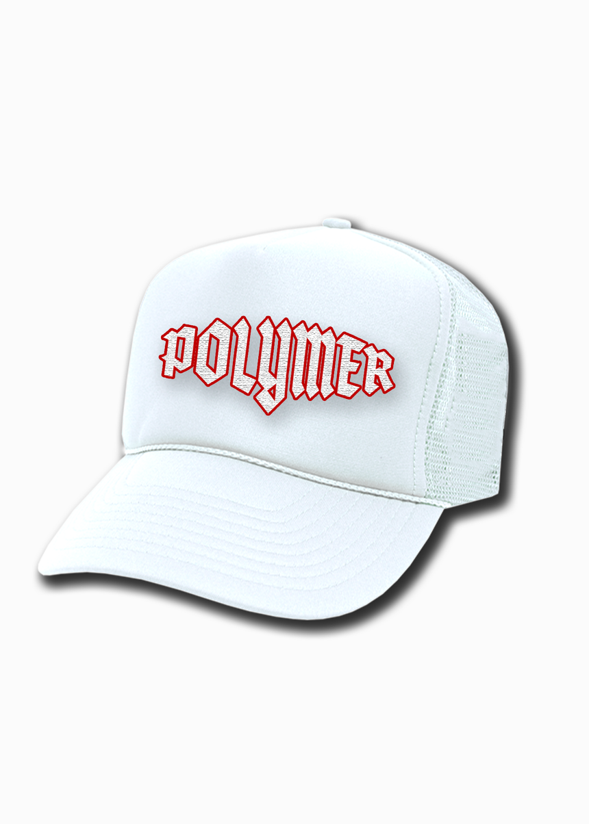 White Polymer Hat